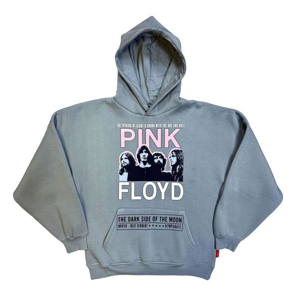 Pink Floyd Womens/Ladies Unplugged DSOTM Munich Pull Over Hoodie / Blue